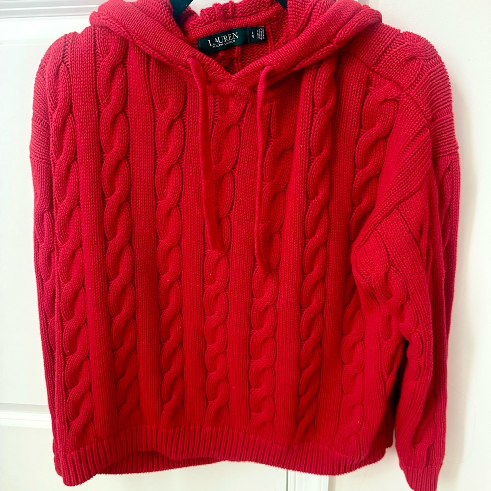 Ralph Lauren Vibrant Red Knit Sweater